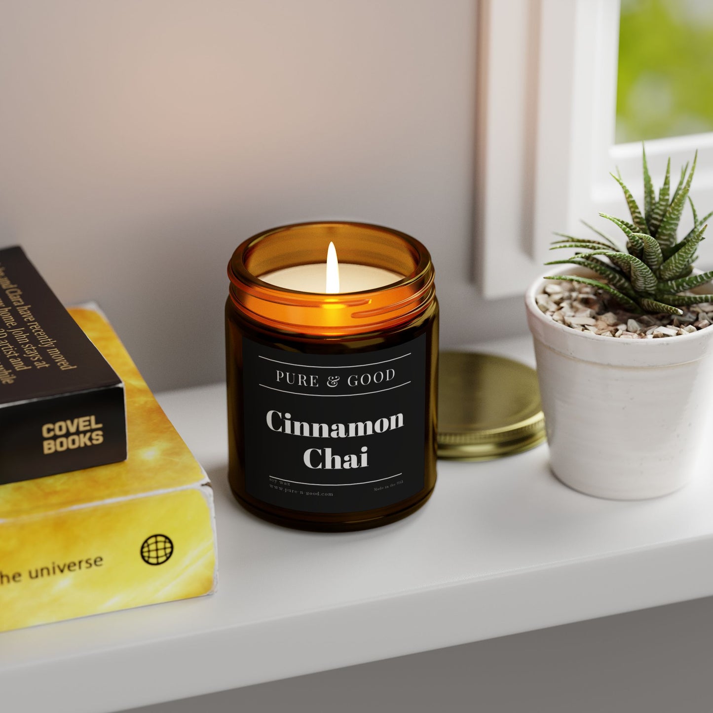 Cinnamon Chai Scented Candle (4 oz, 9 oz)