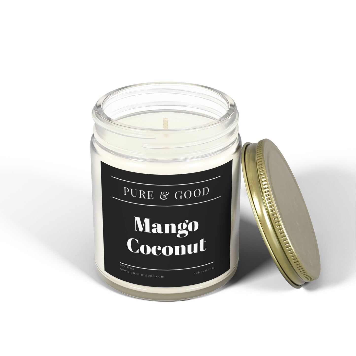 Mango Coconut Scented Candles (4 oz, 9 oz)