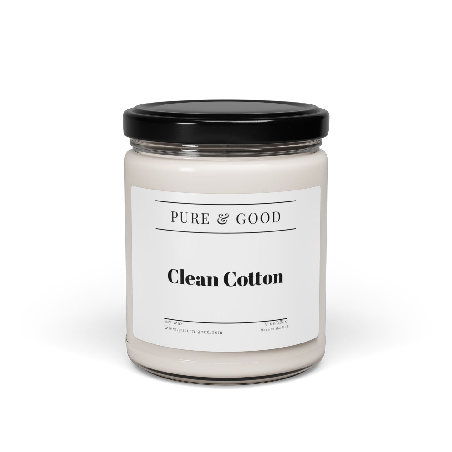 Clean Cotton, Scented Candle, 9oz