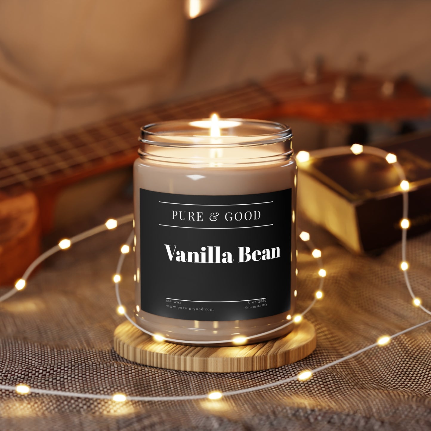 Vanilla Bean, Scented Candle, 9oz