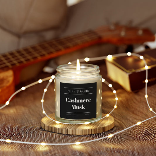 Cashmere Musk Scented Candle (4 oz, 9 oz)