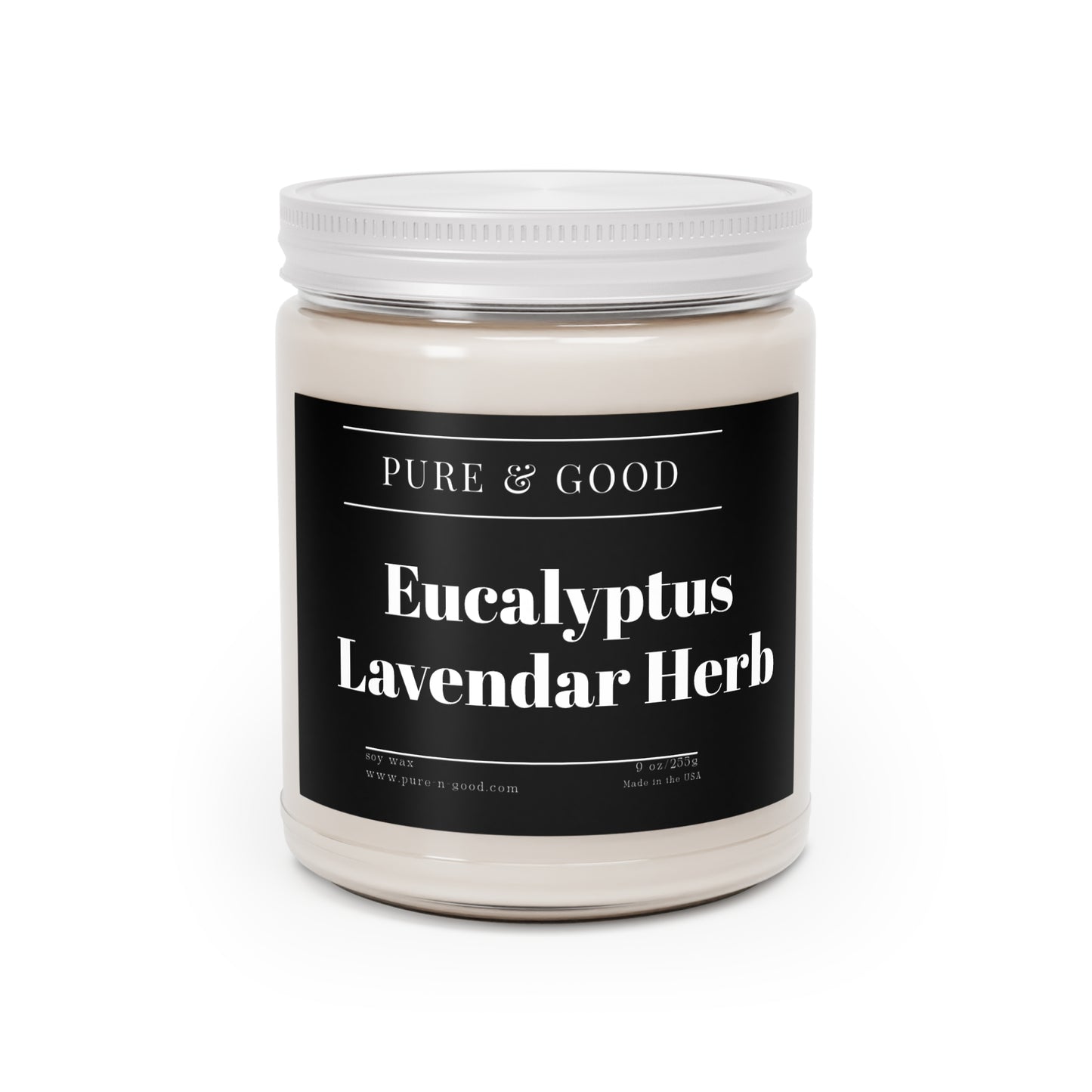 Eucalyptus Lavender Herb, Scented Candle, 9oz