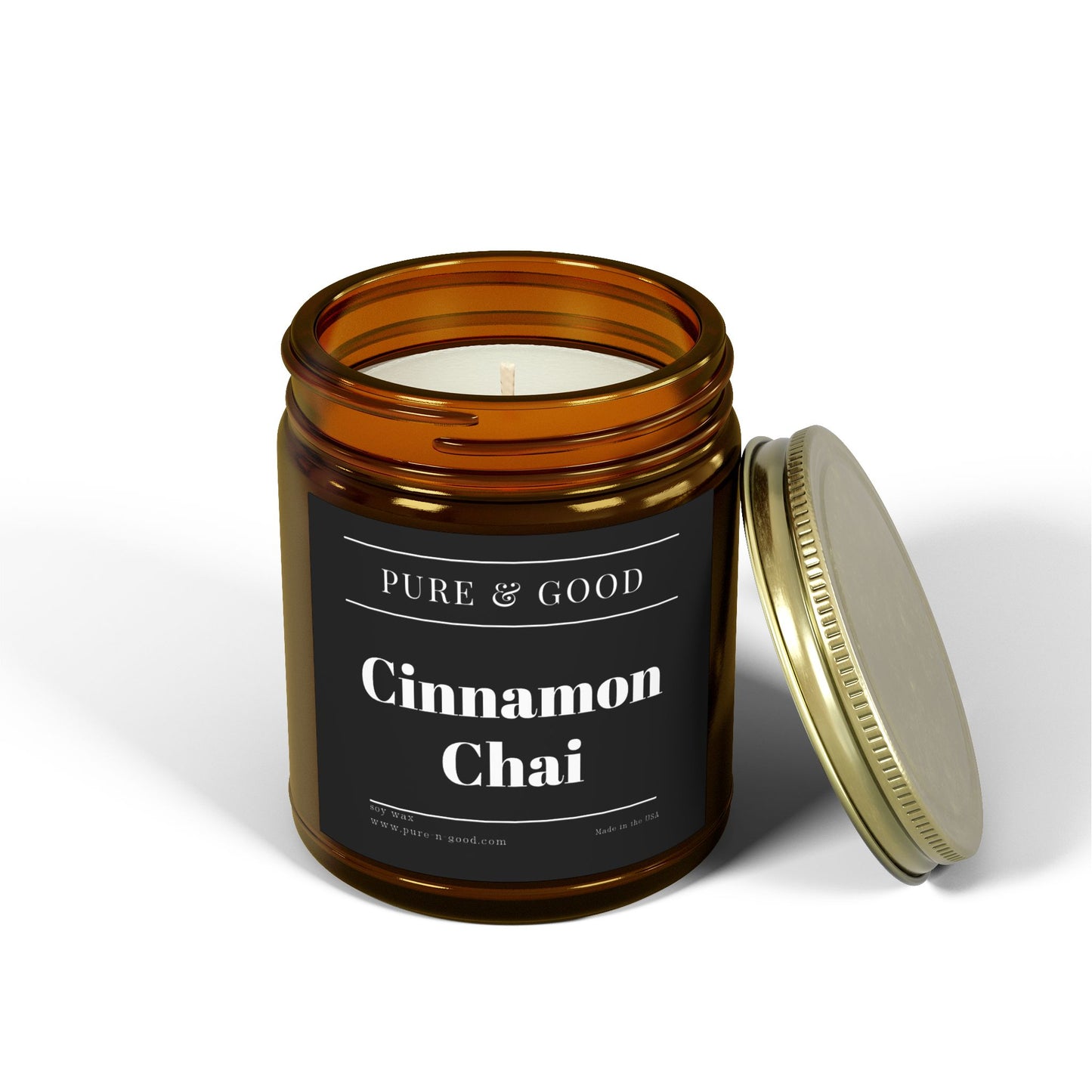 Cinnamon Chai Scented Candle (4 oz, 9 oz)