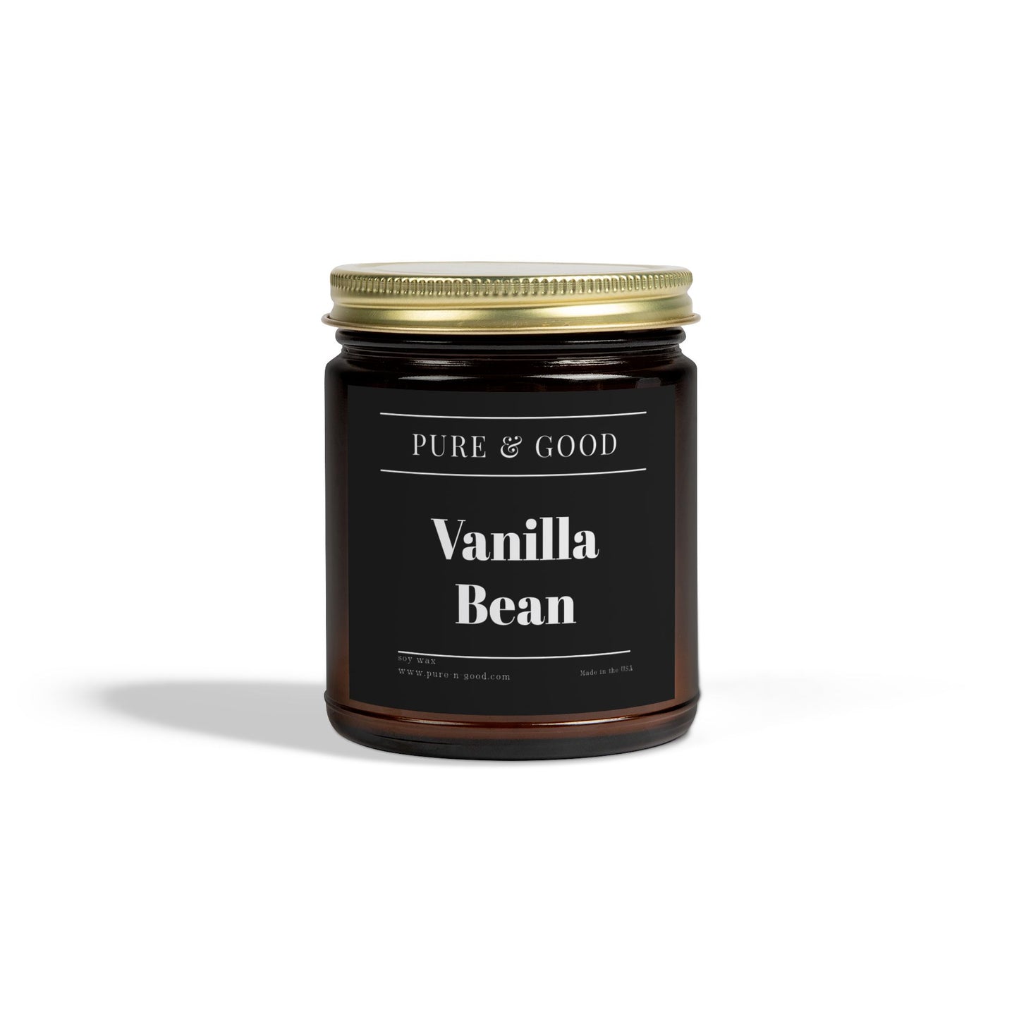 Vanilla Bean Scented Candle (4 oz, 9 oz)