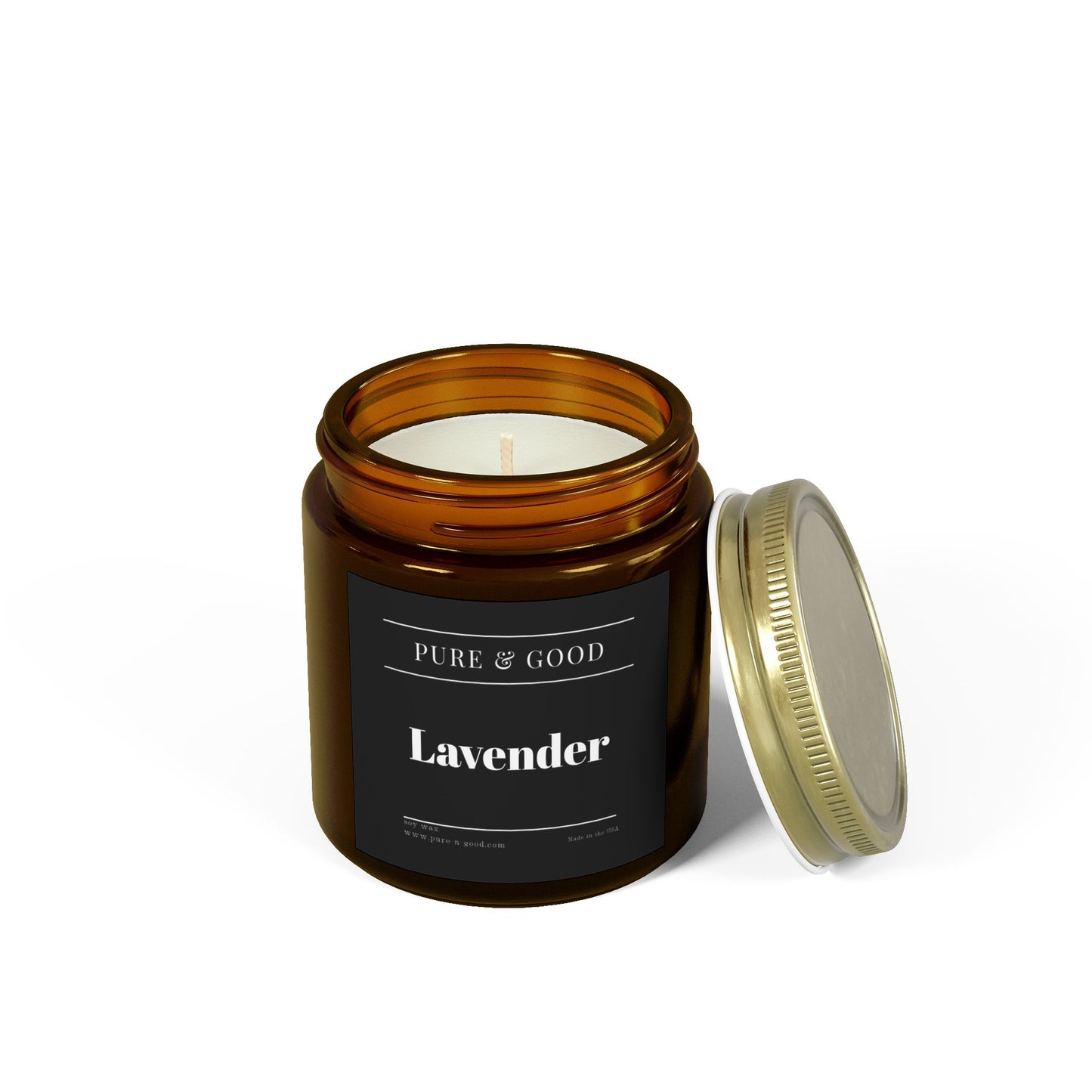 Lavender Scented Candle (4 oz, 9 oz)