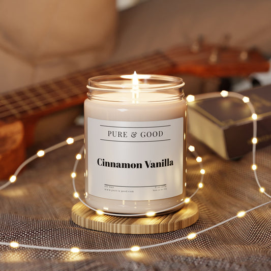 Cinnamon Vanilla, Scented Candle, 9oz