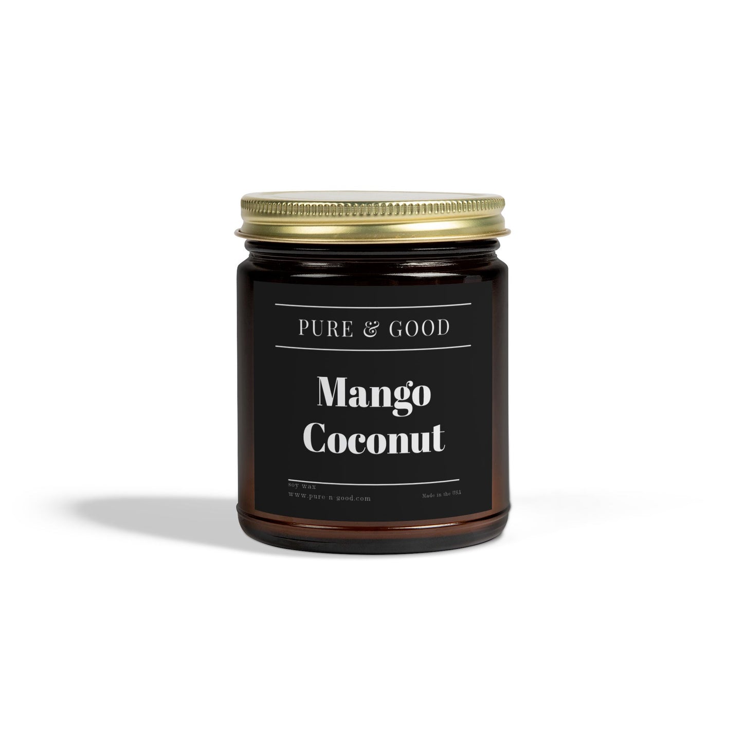 Mango Coconut Scented Candles (4 oz, 9 oz)