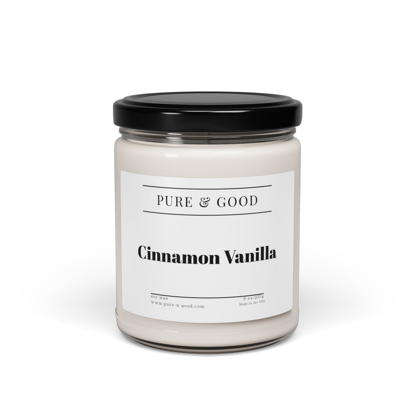 Cinnamon Vanilla, Scented Candle, 9oz